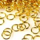 Metal Jumpring 6mm Gold